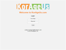 Tablet Screenshot of korage.us